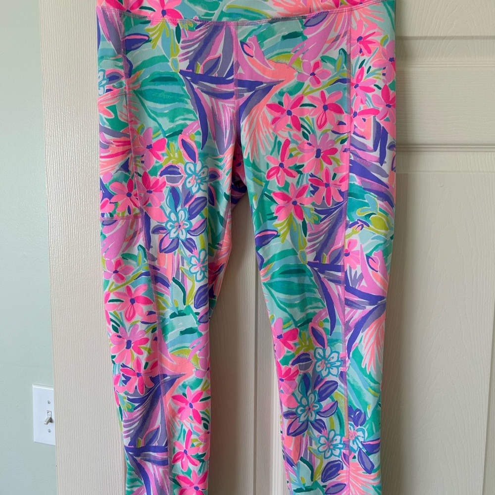 Lilly Pulitzer Colorful Floral Leggings